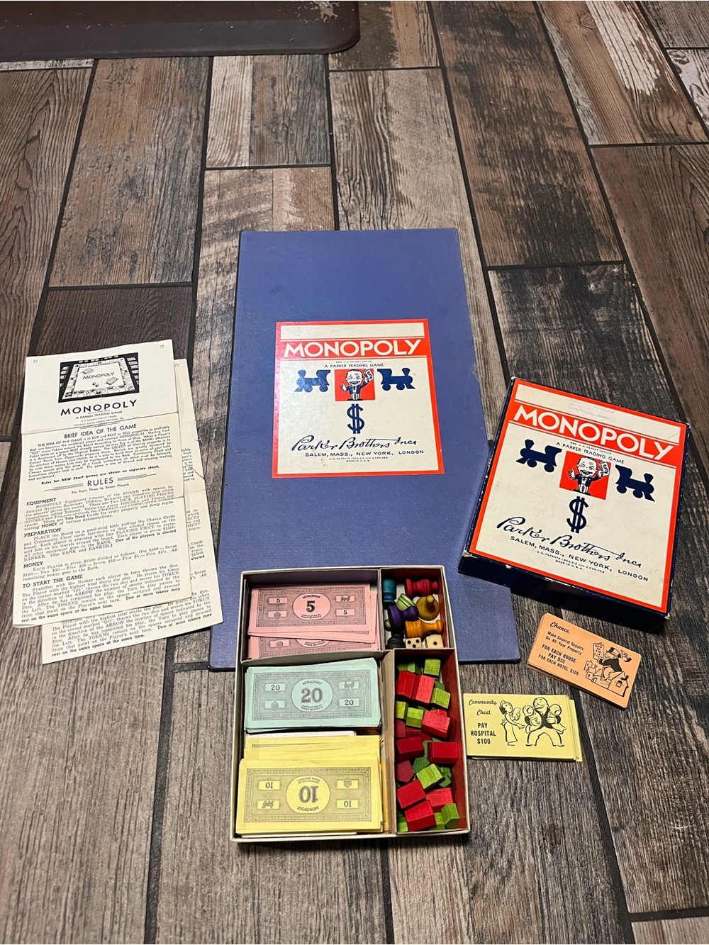 Monopoly antique Classic Board Game Set - 1936